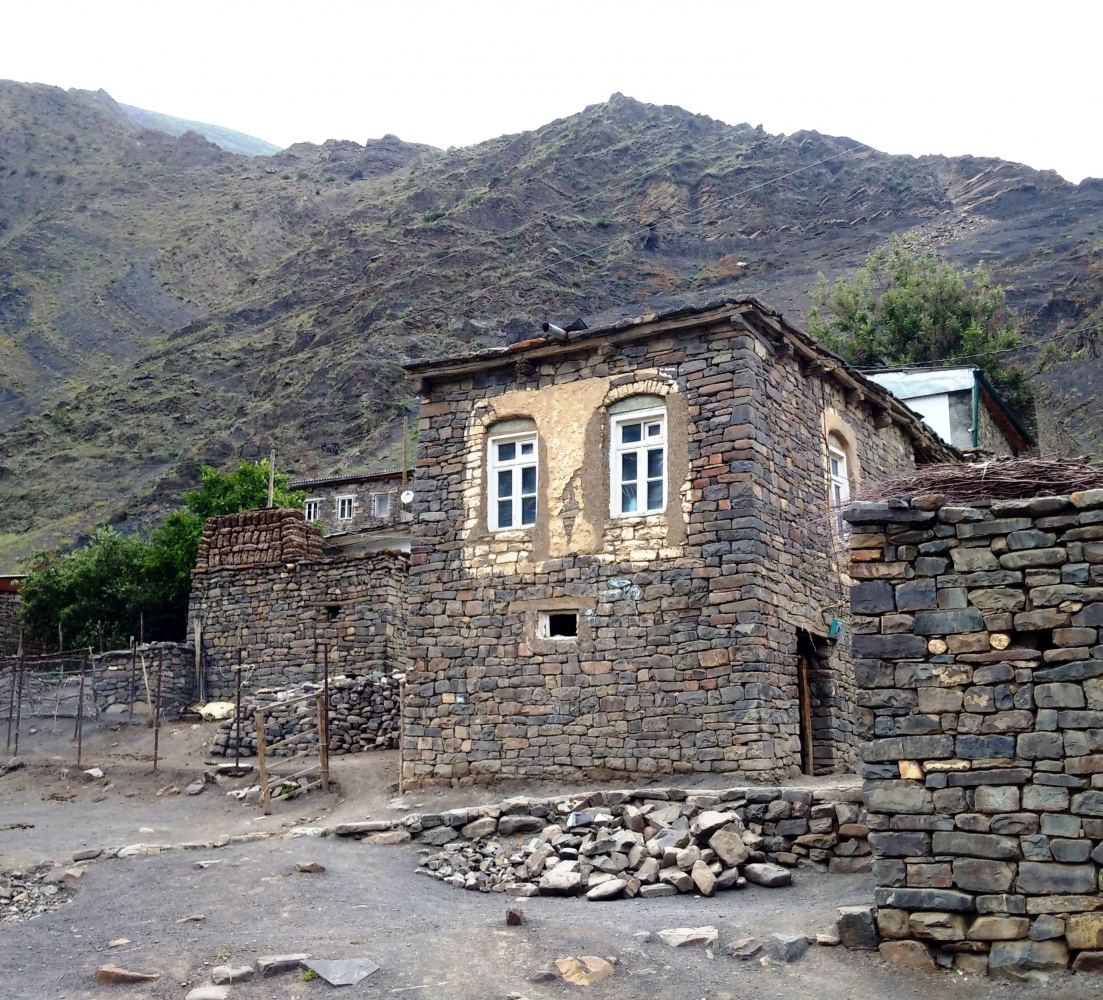 Лезгинский аул Миджах 