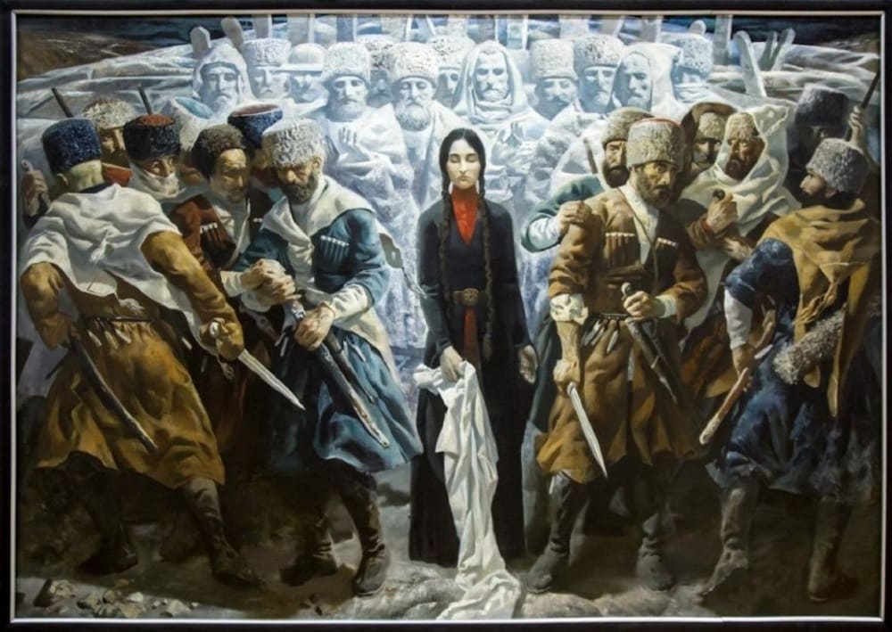 Женщина останавливает вооружённый конфликт 